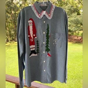 Handmade Christmas Shirt Women’s XL